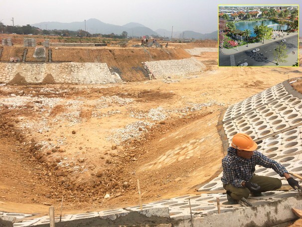 Hồ nước may mắn - cảnh quan độc đáo tại TNR Stars Thái Hòa