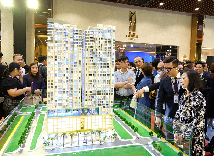 Mô hình The Grand Manhattan thu hút sự quan tâm của đông đảo khách hàng