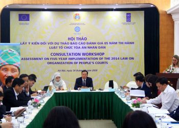 TANDTC lấy ý kiến đối với Dự thảo báo cáo đánh giá 5 năm thi hành Luật Tổ chức TAND